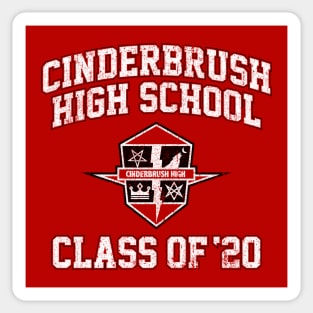 Cinderbrush High School Class of 20 Sticker